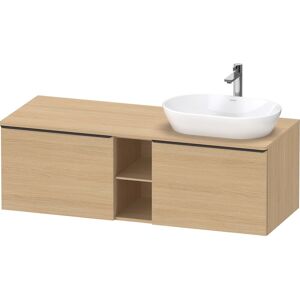 Duravit D-Neo DE4950R3030 140 x 55 cm, chene naturel, suspendu, 801 , 2000 console console, vasque a droite