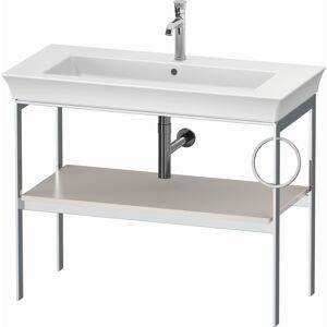 Duravit White Tulip -lavabo WT4544R3939 98,4 x 45 cm Nordic Weiß Seidenmatt en metal 2000 porte-serviettes droite