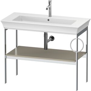 Duravit White Tulip -lavabo WT4544R6060 98,4 x 45 cm, Taupe Seidenmatt , a poser, metal, 2000 porte-serviettes droite