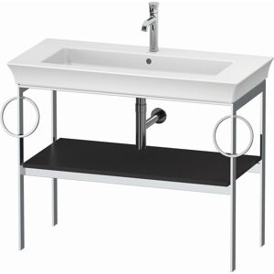 Duravit White Tulip -lavabo WT4547B5858 98,4 x 45 cm Graphit metal satine a poser au sol 801 porte-serviettes