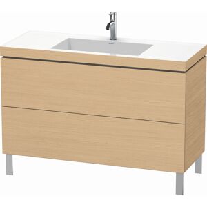 Duravit L-Cube de toilette LC6939O3030 120 x 48 cm, match3 trou de coulee, match0, 2 2000 - Eiche natur sur Eiche natur