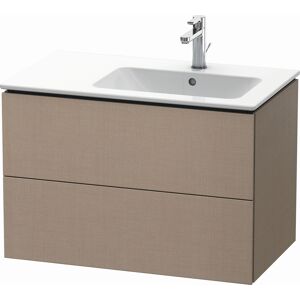 Meuble sous-vasque Duravit L-Cube LC629207575 82x48,1x55cm, 2 tiroirs, vasque a droite, lin