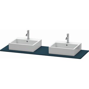 console XSquare XS063HB9898 160x55cm, avec deux decoupes, finition satinee XSquare Duravit