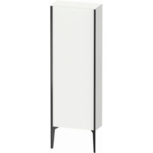 XViu Duravit armoire XV1316RB218 50x133x24cm haute, 2000 porte, noir mat, stop a droite, blanc mat