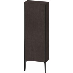 XViu Duravit 50x133x24cm de XV1316RB272 haute armoire, 2000 porte, noir mat, stop a droite, brosse chene fonce