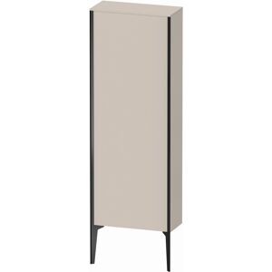 XViu Duravit 50x133x24cm de XV1316RB291 haute armoire, 2000 porte, noir mat, stop a droite, mat couleur taupe