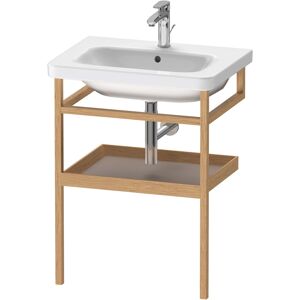 Duravit DuraStyle porte-serviettes DS988104376 59 x 44 cm, basalte mat / chene massif, avec etagere