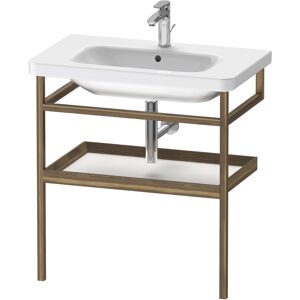 Duravit DuraStyle porte-serviettes DS988201877 74 x 44 cm, blanc mat / noyer americain, avec etagere