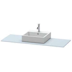 console XSquare XS060GM9797 140x55cm, avec decoupe 2000 , centre, finition satinee XSquare Duravit