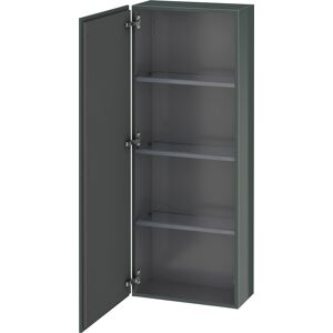 L-Cube Duravit haute LC1169L3838 50x24,3x132cm, porte a gauche, dolomiti grey high gloss