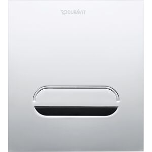 Duravit DuraSystem plaque de declenchement WD5006023000 13 x 15 cm, pile, pour Urinal , zinc moule sous pression, chrome brillant