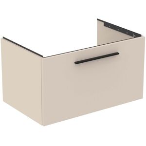 Ideal Standard life B meuble double vasque T5271NF 1 tiroir, 80 x 50,5 x 44 cm, beige sable mat