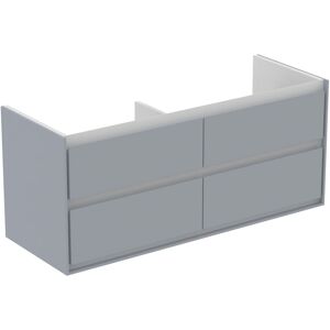 Air Ideal Standard Connect Air Ideal Standard E0822EQ 120x51.7x44cm, 4 coulissants, gris clair brillant / blanc mat