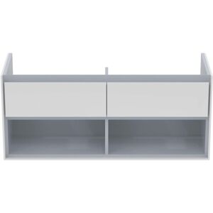 Air Ideal Standard Connect Air Ideal Standard E0829KN 120x51.7x44cm, 2 coulissants, blanc brillant / gris clair mat