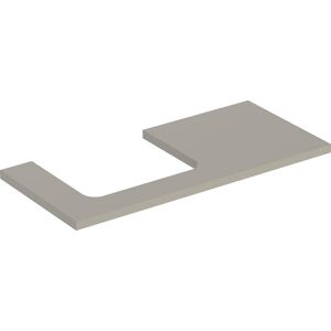 Geberit One plate 505304007 105 x 3 x 47 cm, grege/laque mat, decoupe a gauche