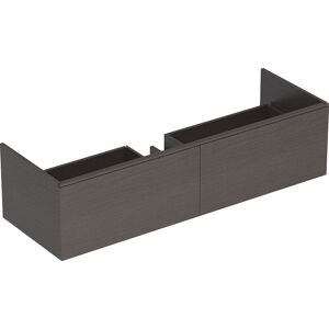 Xeno² Geberit 500348431 139,5x35x47,3cm, avec 2 tiroirs, structure en bois melamine / gris culture