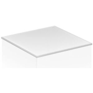 Keuco Royal Reflex plaque de recouvrement 34020519000 verre cristal, 35,5 x 1 x 33,8 cm, blanc