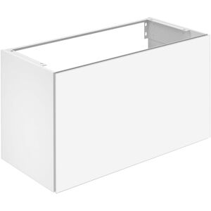 Keuco X-Line meuble sous-lavabo 33172970000 100x60,5x49cm, facade coulissante, decor enduit de vulcanite mat, verre vulcanite mat