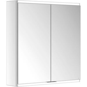 Keuco Royal Modular 2. 1930 miroir 800220070100300 700 x 700 x 160 mm, 2000 douille, 2000 point double chargement USB, integre dans le mur, deux portes, DALI