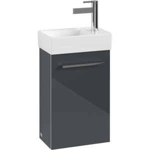 Villeroy und Boch Avento Villeroy et Boch vasque A87600B1 34 x 51,4 x 20,2 cm, 2000 a gauche, porte match2, Crystal Grey