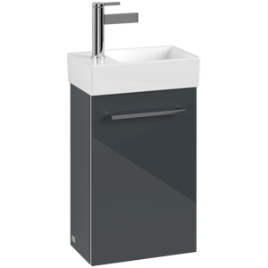 Villeroy und Boch Avento Villeroy et Boch vasque A87601B1 34 x 51,4 x 20,2 cm, 2000 a droite, porte match2, Crystal Grey