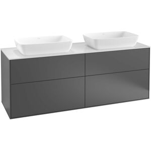 Villeroy und Boch Villeroy et Boch Finion Villeroy et Boch G84200HG 160x60.3cm, Emotion, plaque de recouvrement noir mat, Midnight Blue Matt Lacquer