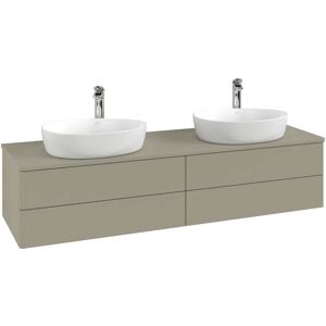 Villeroy und Boch Meuble sous lavabo Villeroy & Boch Antao 1600x360x500mm L28050HL avec eclairage FK/AP: HL/0