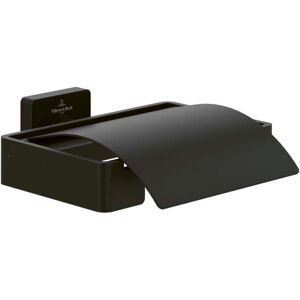 Villeroy und Boch Villeroy et Boch Elements Striking porte papier toilette TVA152013000K5 131x45x115mm, avec couvercle, noir mat