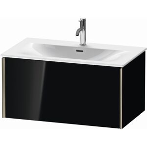 Duravit XViu Duravit vasque XV40340B140 81 x 39,7 x 48 cm, noir brillant, 2000 , champagne mat