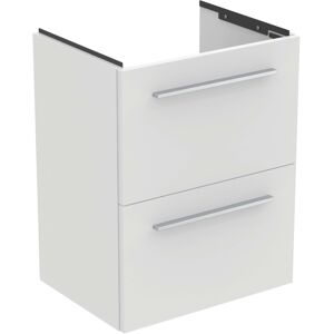 Ideal Standard life S meuble sous-vasque 801 match3 coulissants, 50 x 37,5 x 63 cm, blanc mat