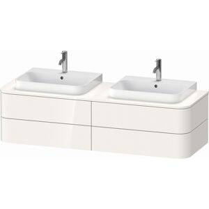 Happy D.2 Duravit Happy D.2 Duravit HP4964B2222 40,8 x 160 x 55 cm, 4 tiroirs, pour meuble vasque, double face, blanc brillant - Publicité