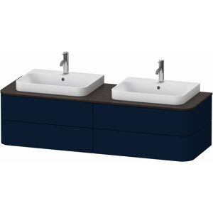 Happy D.2 Duravit match0 HP4964B9898 40,8 x 160 x 55 cm, 4 tiroirs, pour meuble vasque, double face, finition bleu nuit satiné - Publicité