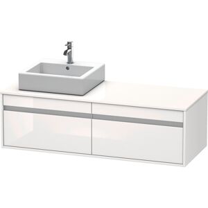 Duravit Ketho Meuble mural - 2 tiroirs, 1400mm, Blanc Hochglanz - Publicité Duravit Ketho Meuble mural - 2 tiroirs, 1400mm, Blanc Hochglanz - Publicité