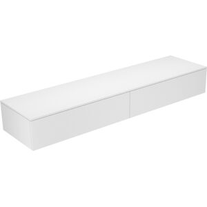 Buffet Edition 400 - Blanc Brillant - 2 Tiroirs - Publicité Buffet Edition 400 - Blanc Brillant - 2 Tiroirs - Publicité