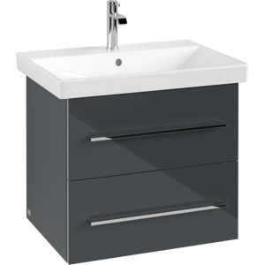 Villeroy & Boch Avento Placard mural - Gris cristal - 2 tiroirs - Publicité Villeroy & Boch Avento Placard mural - Gris cristal - 2 tiroirs - Publicité