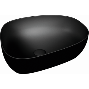 Vasque à poser VitrA Options 5991B483-0016 56 x 44 cm, asymétrique, sans trop-plein ni trou de robinetterie, noir mat VC - Publicité Vasque à poser VitrA Options 5991B483-0016 56 x 44 cm, asymétrique, sans trop-plein ni trou de robinetterie, noir mat VC - Publicité