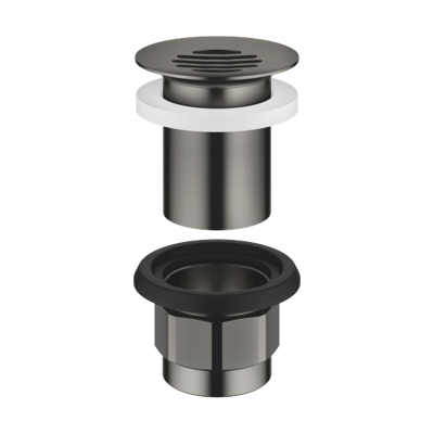 Dornbracht Modèle 10110970 - Valve pour lavabo - Platine foncé brossé - Publicité Dornbracht Modèle 10110970 - Valve pour lavabo - Platine foncé brossé - Publicité
