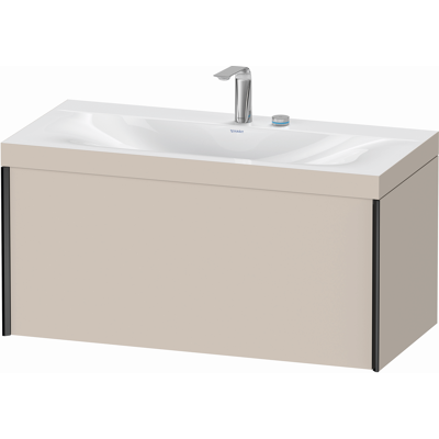 Ensemble lavabo Duravit Xviu C-Bonded - Fixation murale 1 tiroir - Publicité Ensemble lavabo Duravit Xviu C-Bonded - Fixation murale 1 tiroir - Publicité