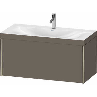 Lavabo mural Duravit Xviu C-bonded - 1000x480mm Gris - Publicité Lavabo mural Duravit Xviu C-bonded - 1000x480mm Gris - Publicité
