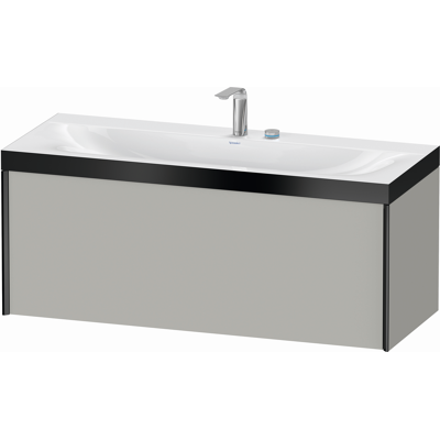 Duravit Betongrau Matt Ensemble C-bonded - Lavabo et Meuble - Publicité Duravit Betongrau Matt Ensemble C-bonded - Lavabo et Meuble - Publicité