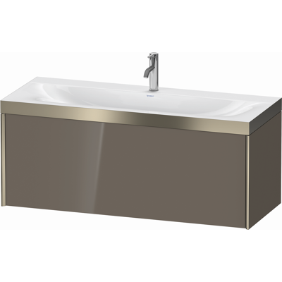 Duravit Xviu Ensemble Lavabo C-Bonded - Montage mural, 1200mm, Gris Flannel - Publicité Duravit Xviu Ensemble Lavabo C-Bonded - Montage mural, 1200mm, Gris Flannel - Publicité