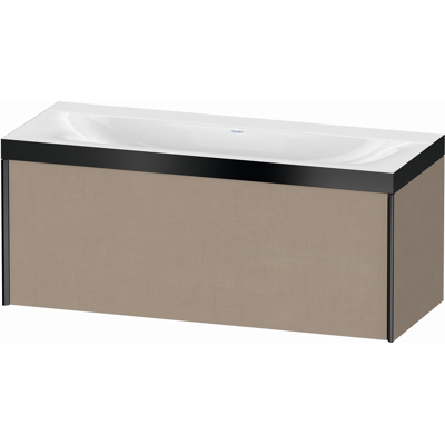 Ensemble Lavabo Mural Duravit XViu - Noir Mat - Publicité Ensemble Lavabo Mural Duravit XViu - Noir Mat - Publicité