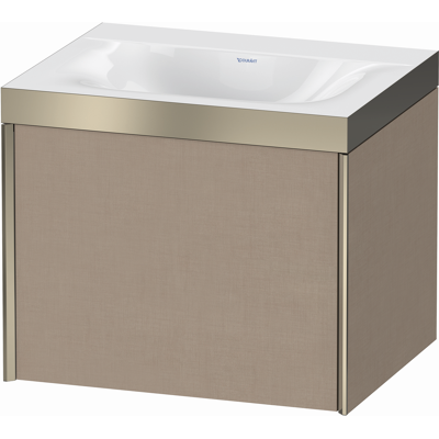 Duravit XViu Ensemble Lavabo Mur Champagne Mat - C-Bonded - Publicité Duravit XViu Ensemble Lavabo Mur Champagne Mat - C-Bonded - Publicité