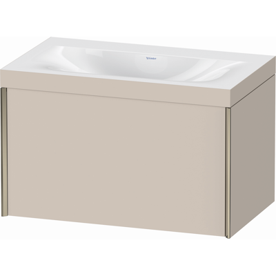 Duravit Xviu Ensemble Lavabo C-Bonded - Montage mural, 80x48cm - Publicité Duravit Xviu Ensemble Lavabo C-Bonded - Montage mural, 80x48cm - Publicité