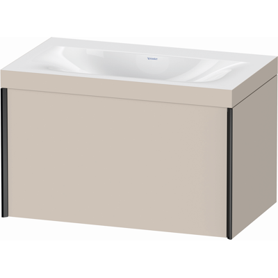 Lavabo et meuble Duravit Xviu C-Bonded - Montage mural rectangulaire - Publicité Lavabo et meuble Duravit Xviu C-Bonded - Montage mural rectangulaire - Publicité