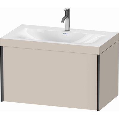 Ensemble Duravit Xviu C-Bonded Lavabo et Meuble - Rectangulaire, Taupe Mat - Publicité Ensemble Duravit Xviu C-Bonded Lavabo et Meuble - Rectangulaire, Taupe Mat - Publicité