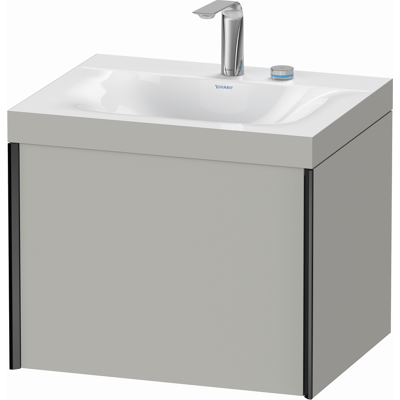 Lavabo mural Duravit avec meuble - Betongrau Matt / Schwarz Matt - XViu XV4609EB207C - Publicité Lavabo mural Duravit avec meuble - Betongrau Matt / Schwarz Matt - XViu XV4609EB207C - Publicité