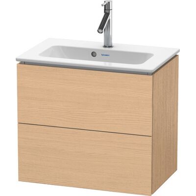 Meuble sous-vasque Duravit L-Cube - Chêne naturel, 62x39 cm, 2 tiroirs - Publicité Meuble sous-vasque Duravit L-Cube - Chêne naturel, 62x39 cm, 2 tiroirs - Publicité