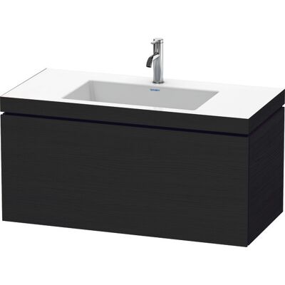 Duravit L-Cube Ensemble Salle de Bain Murale - Eiche noir - Publicité Duravit L-Cube Ensemble Salle de Bain Murale - Eiche noir - Publicité
