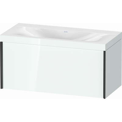 Duravit Xviu Ensemble Lavabo - Fixé au Mur, Blanc Brillant - Publicité Duravit Xviu Ensemble Lavabo - Fixé au Mur, Blanc Brillant - Publicité